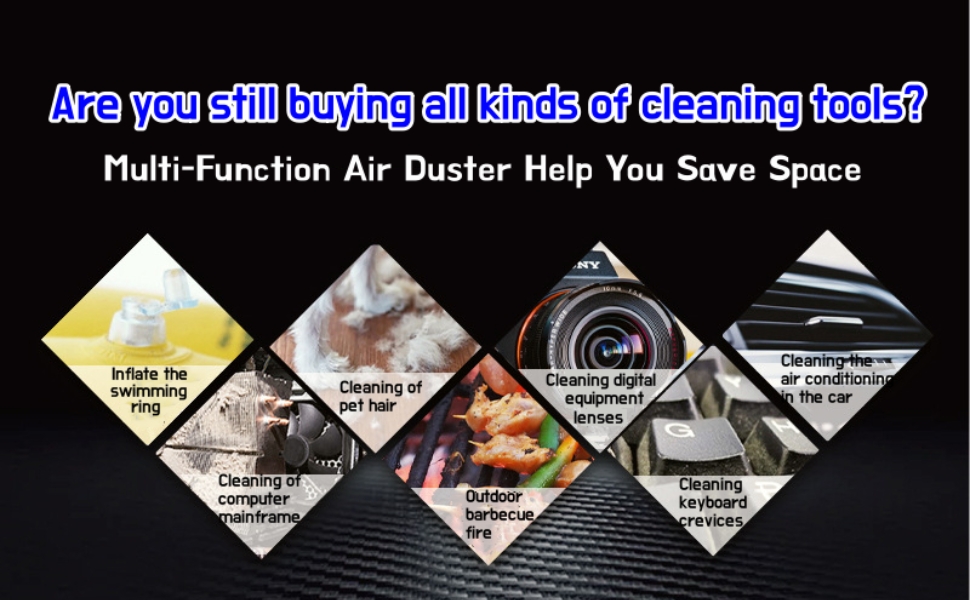 Compressed Air Duster - Newer and Stronger Performance Design