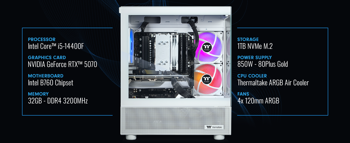 Thermaltake LCGS NE i1470-V170S R4 Gaming Desktop