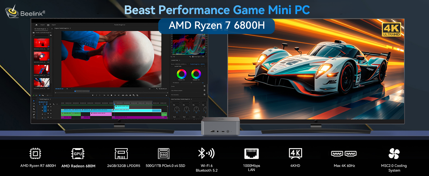 Powerful AMD Ryzen7 6800H