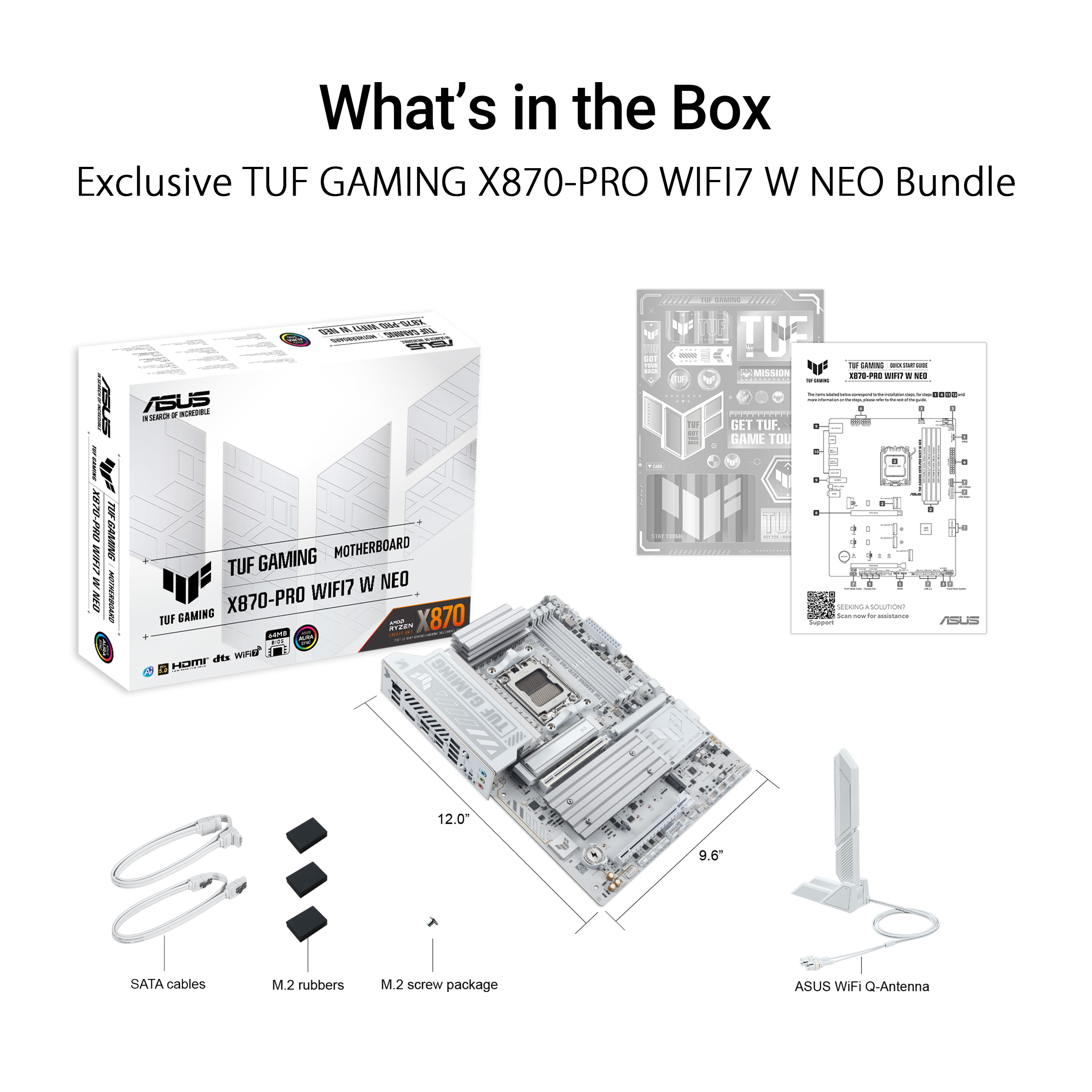  ASUS TUF GAMING X870-PRO WIFI7 W NEO AMD ATX motherboard