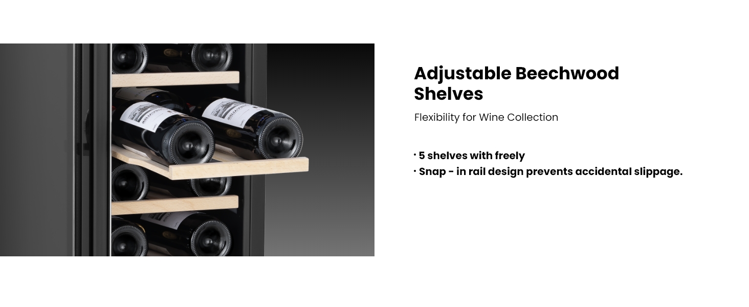 adjustable shelves