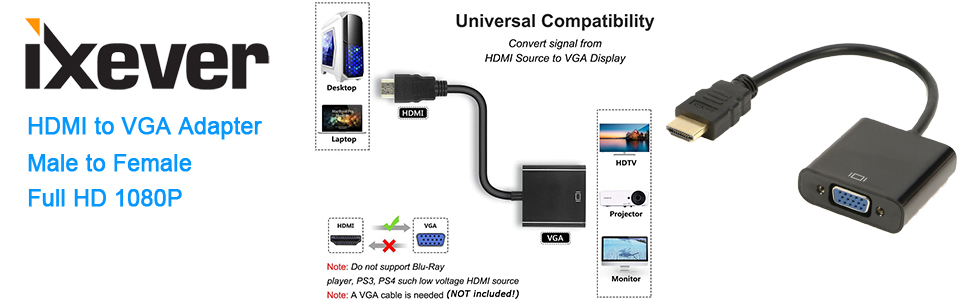 hdmi to vga adapter