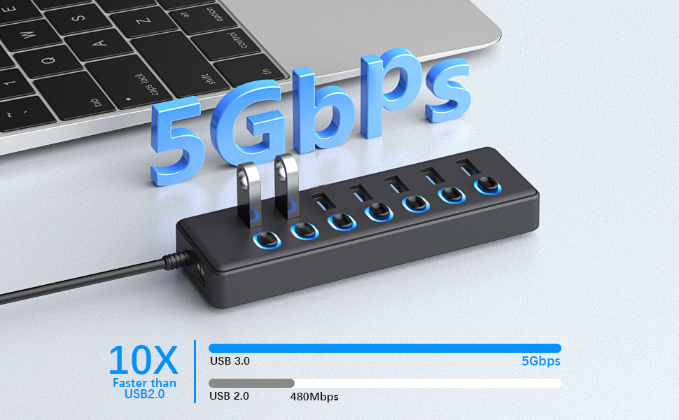 7-Port USB 3.0 Hub