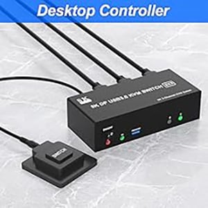 Wired Remote Control Supports wired remote switching for easy cable management, you can switch direc