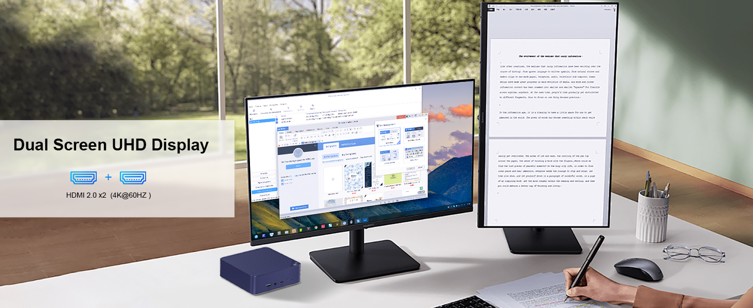 Dual  Screen Display