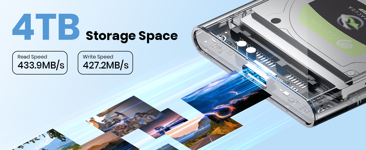 2024 New Sliding Hard drive Enclosure