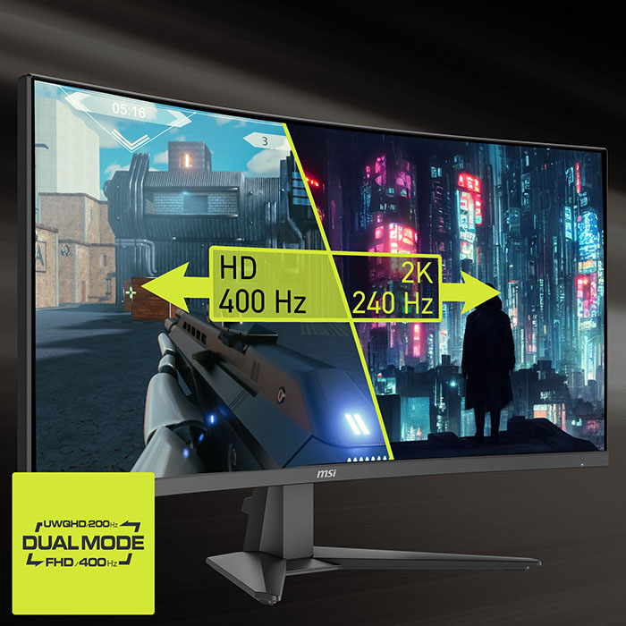 MSI MAG 346CQDF E20 Gaming Monitor