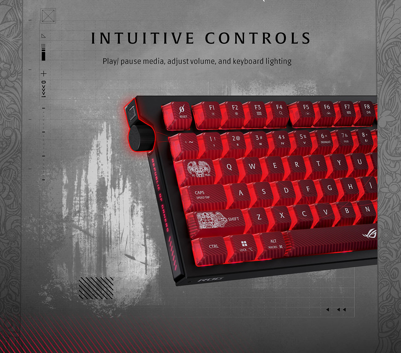 ASUS ROG Strix Morph 96 Wireless Phantom Blade Zero Edition Mechanical Gaming Keyboard