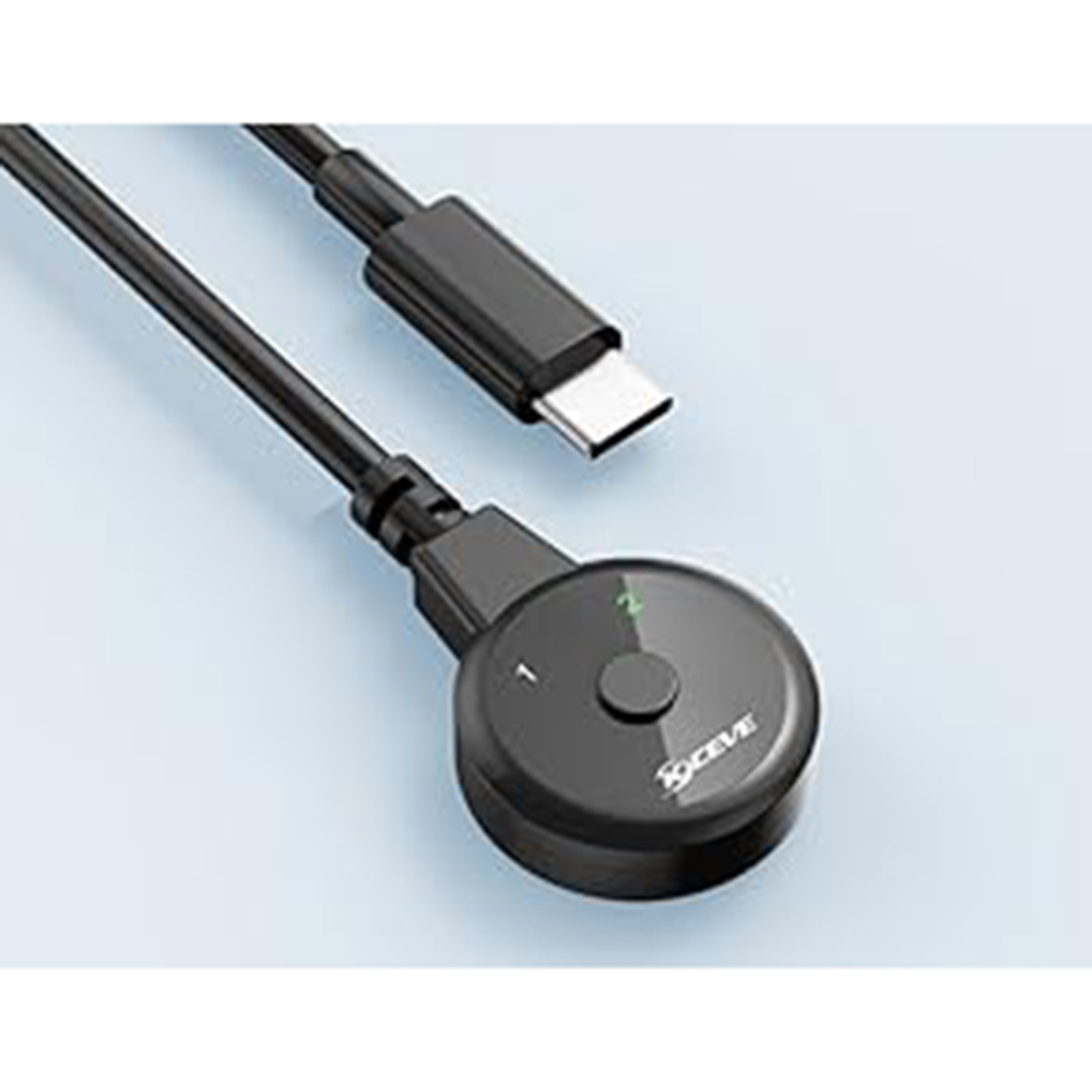 Wired Remote (1.5m) Tidy up desktop space by using the remote to switch 2 monitors between 2 compute