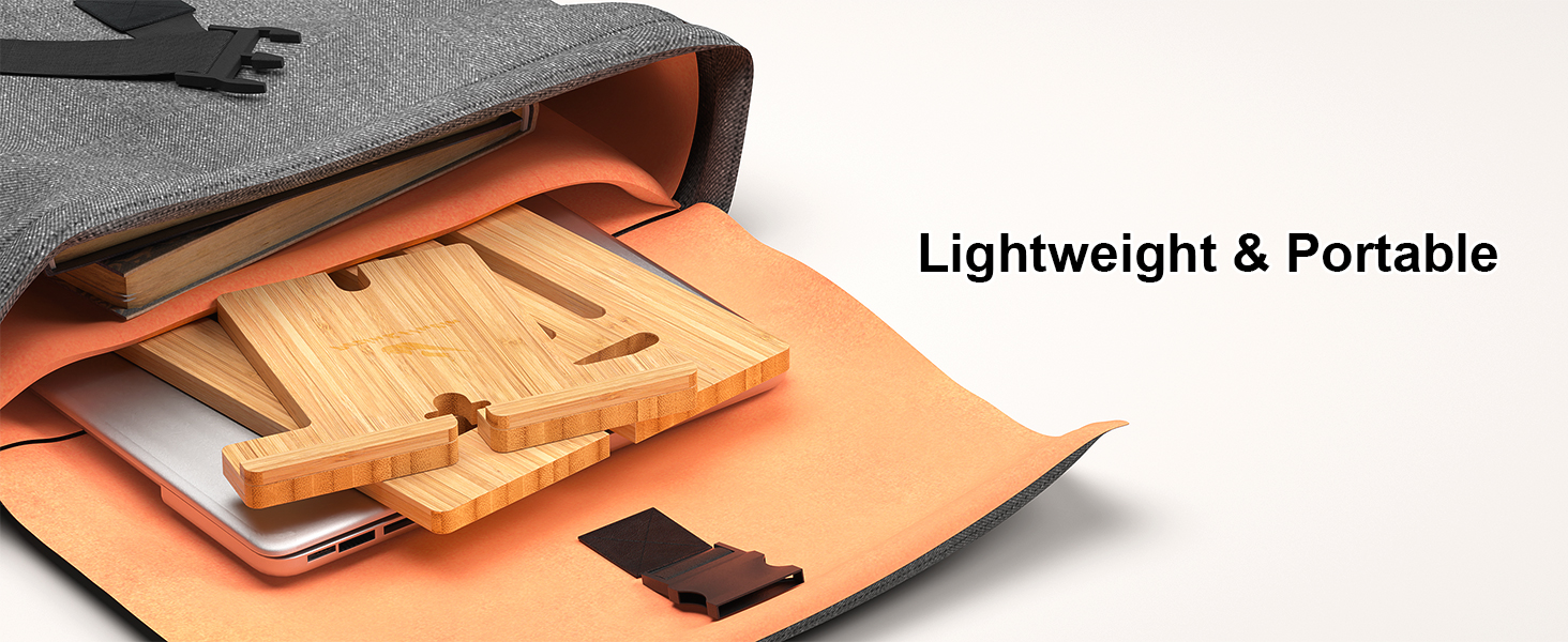 Adjustable Bamboo Phone & Tablet Stand