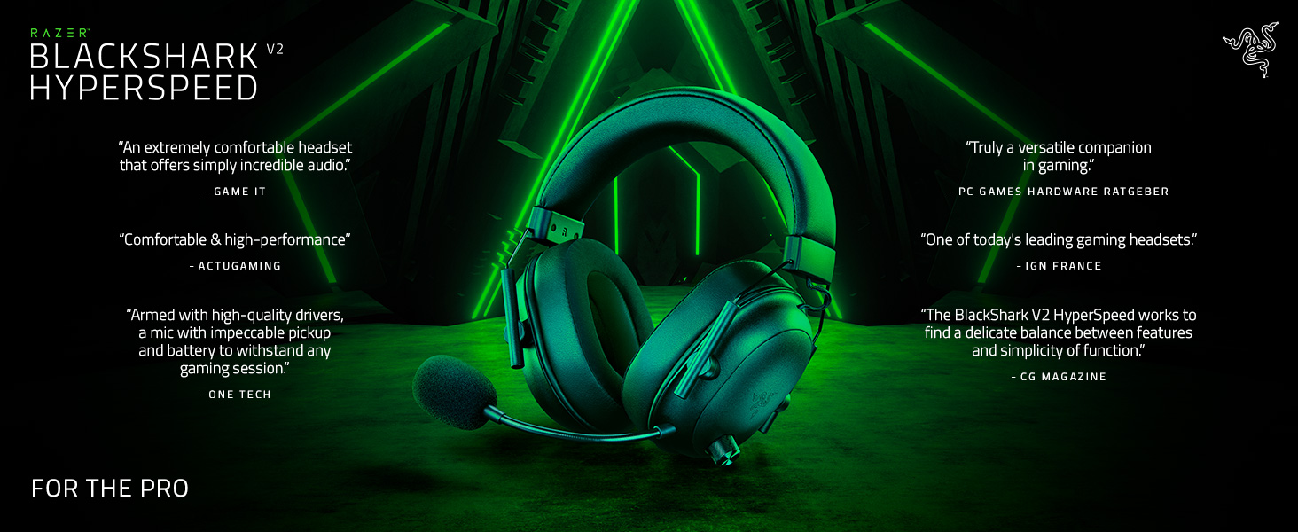 Razer BlackShark V2 HyperSpeed Wireless Gaming Headset