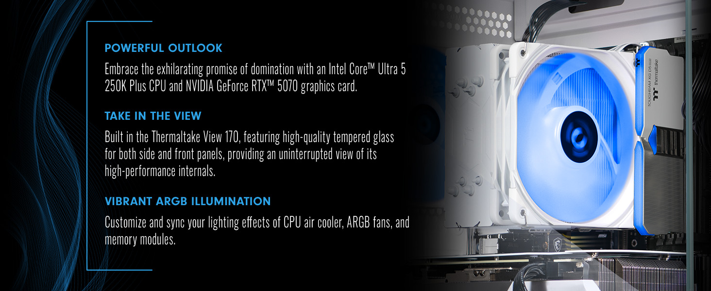 Thermaltake LCGS NE u2570S-V170S Gaming Desktop