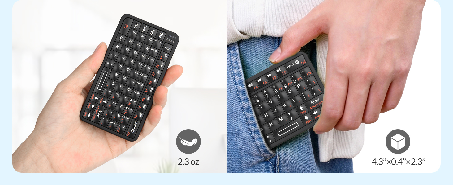mini wireless bluetooth keyboard
