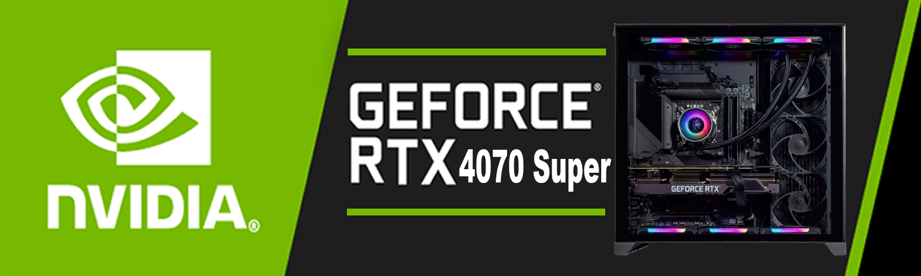 GeForce RTX 4070 SUPER 12GB, 12GB GDDR6X PCIe 4.0 DLSS3