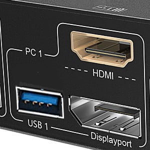 HDMI +2 Displayport multiple inputs