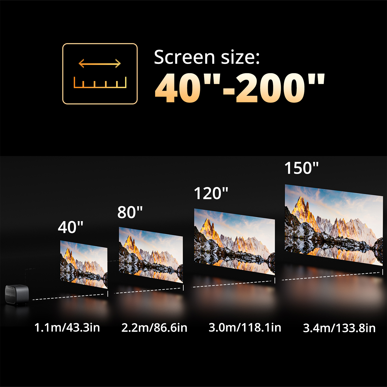 ETOE E3 Pro Google TV Smart Projector