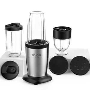 Koios 900W Countertop Blenders for Shakes and Smoothies, Protein Drinks Baby Food Nuts Spices, Grinder for Beans, 11 PES Personal Blender for