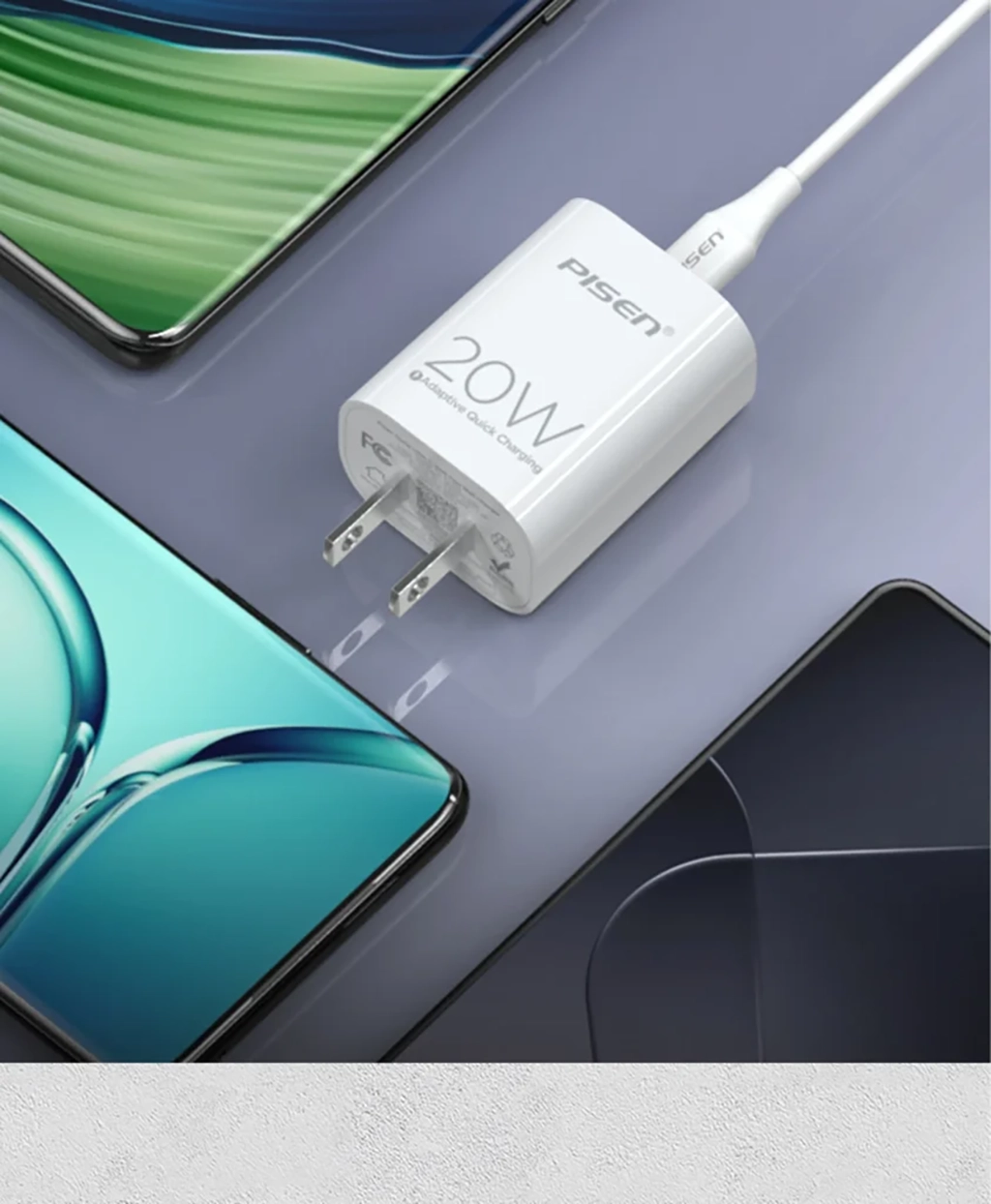 PISEN TS-C135A Quick USB-C 20W Fast Wall Charger