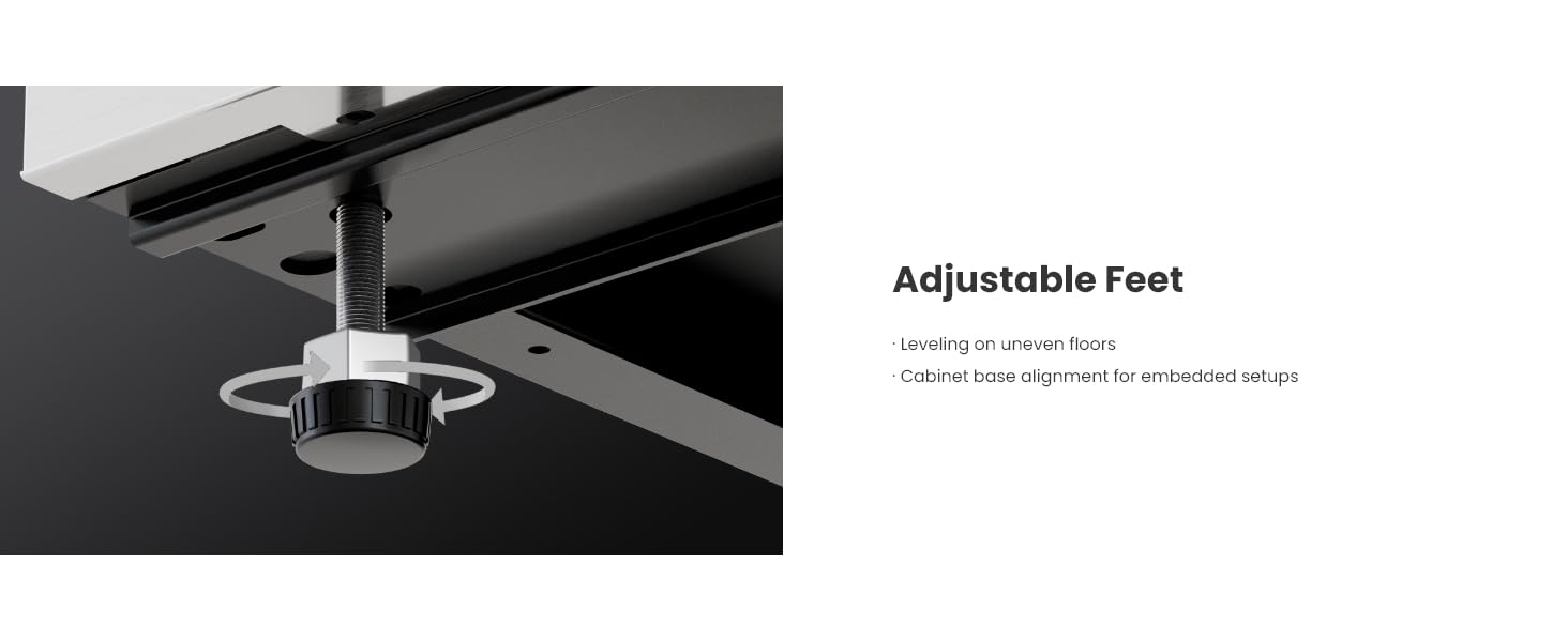adjustable feet