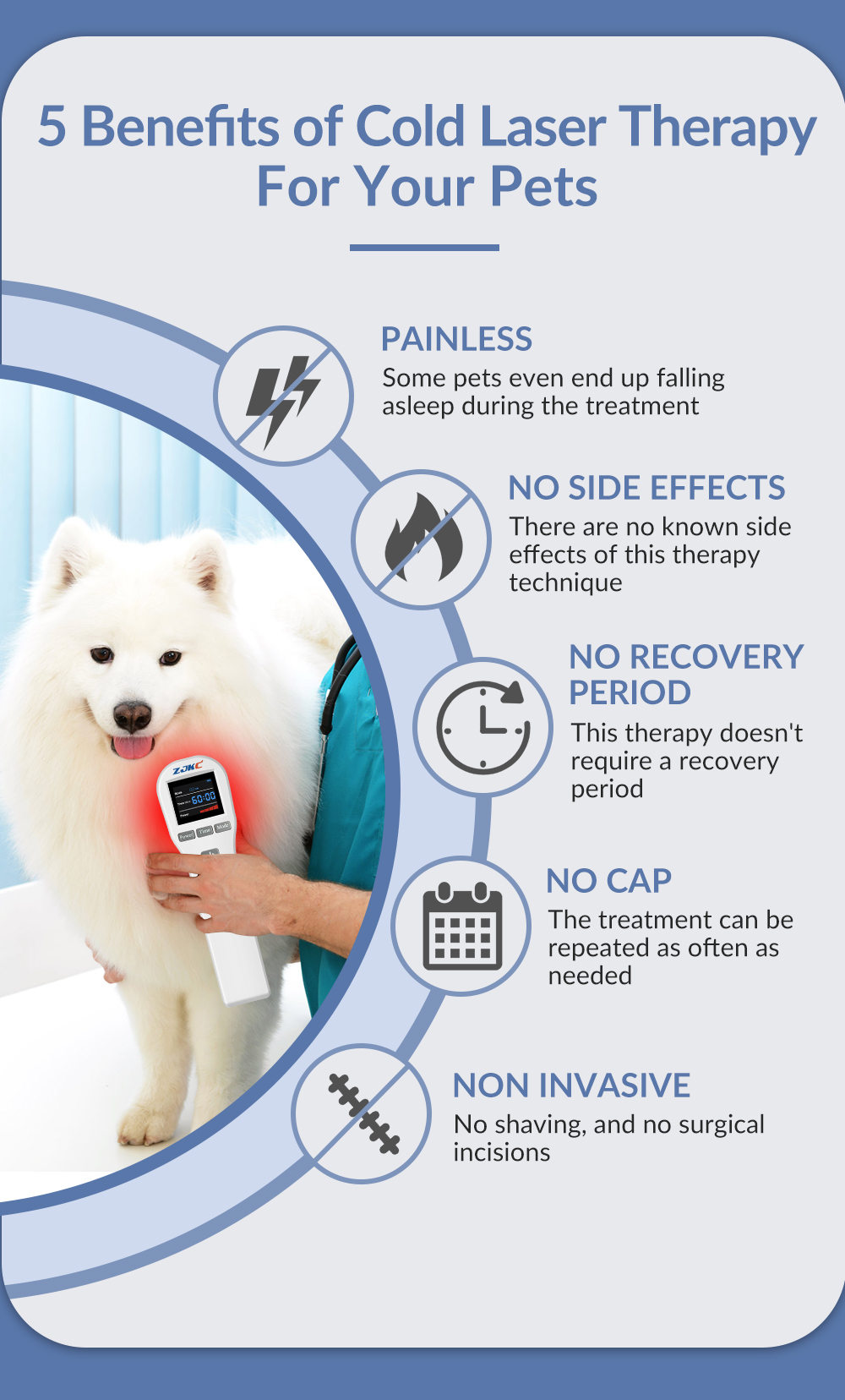 Handheld Cold Laser Therapy Device