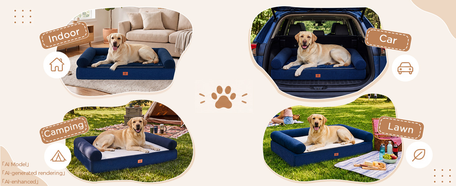 GTPLAYER Dog Bed