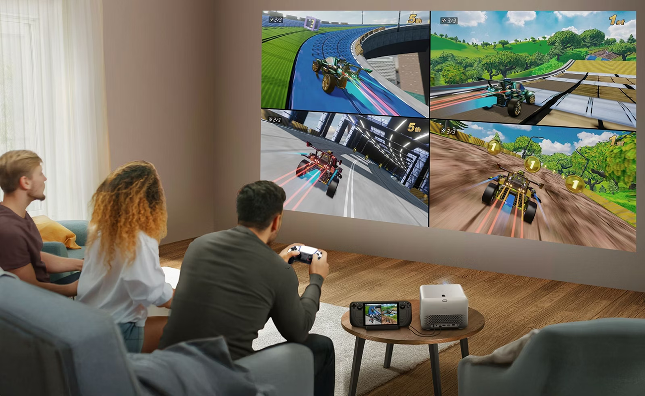 BenQ TK705STI 3000-Lumen UHD 4K Short-Throw LED DLP Smart Home Entertainment Projector