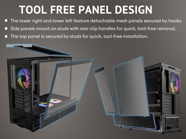 Antec C6 Curve ARGB Mid-Tower Case