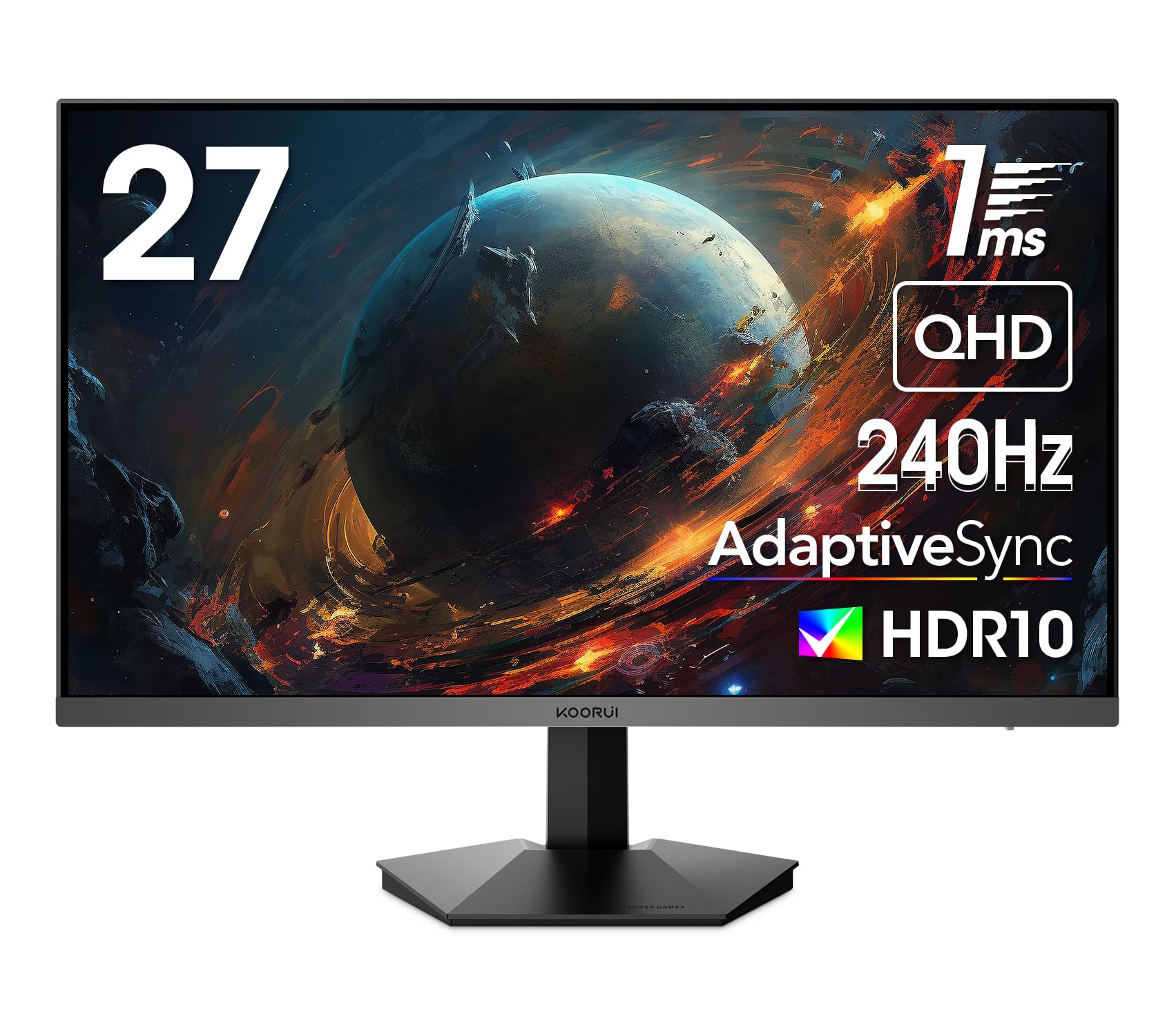 KOORUI 27 inch 2K 240Hz QHD