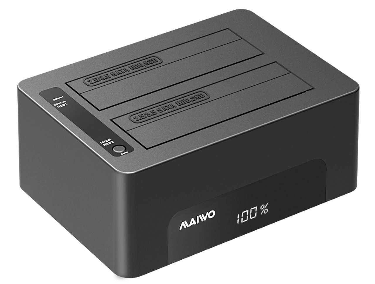 MAIWO Dual Bay USB 3.0 to SATA External Hard Drive Enclosure