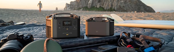 RIVER Pro, portable power station, fast recharge, solar generator