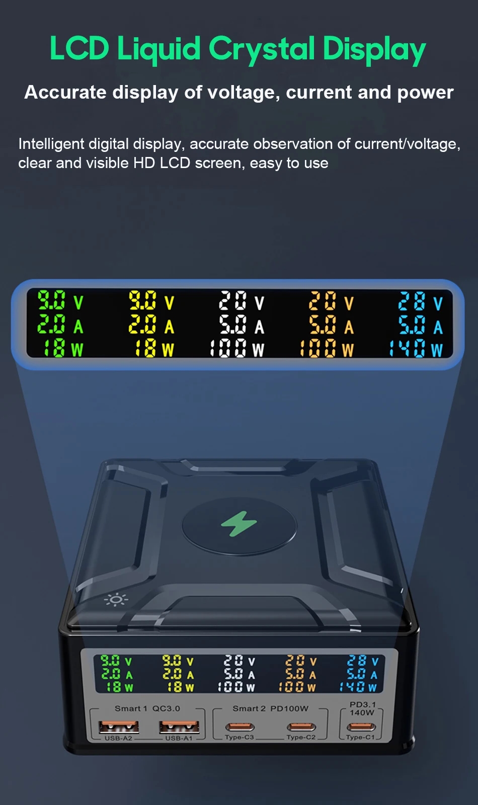 LUOM 260W Charging Station