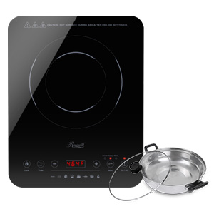 Rosewill Portable Induction Cooktop Burner, 1800W, 8 Cooking