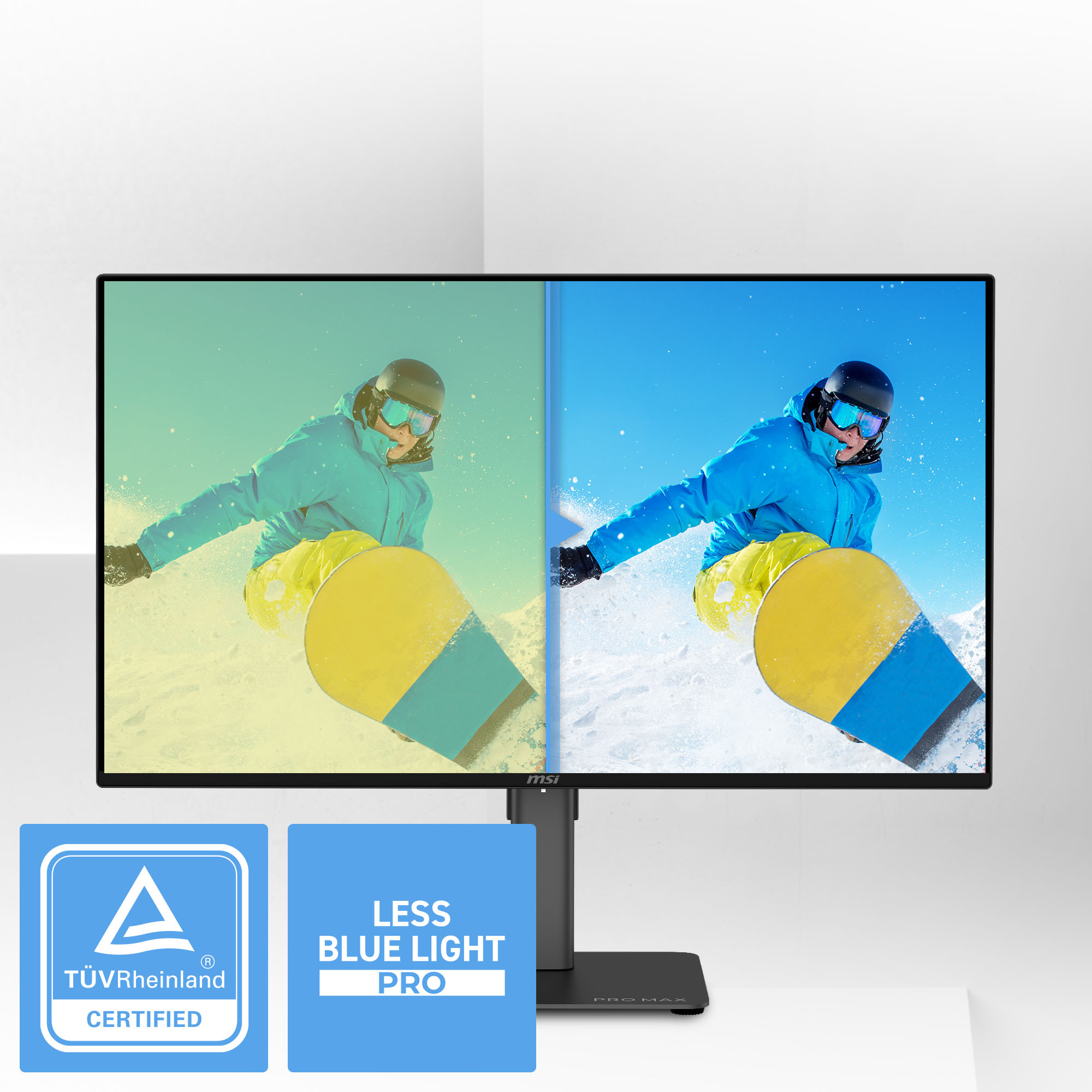 Less blue light PRO