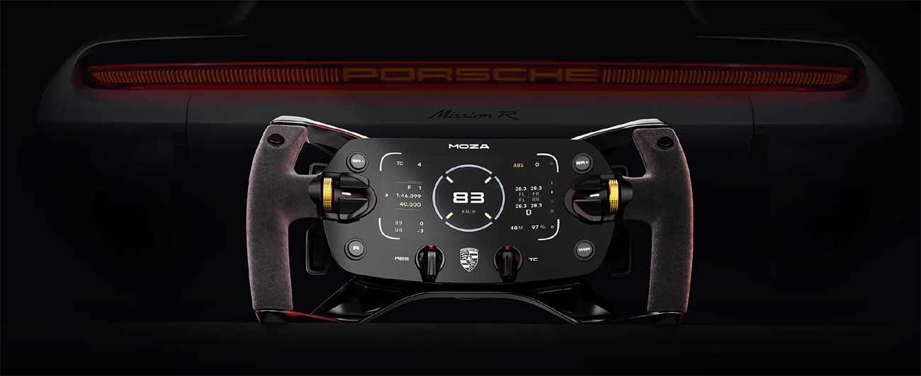 MOZA Porsche MISSION R Simracing Steering Wheel