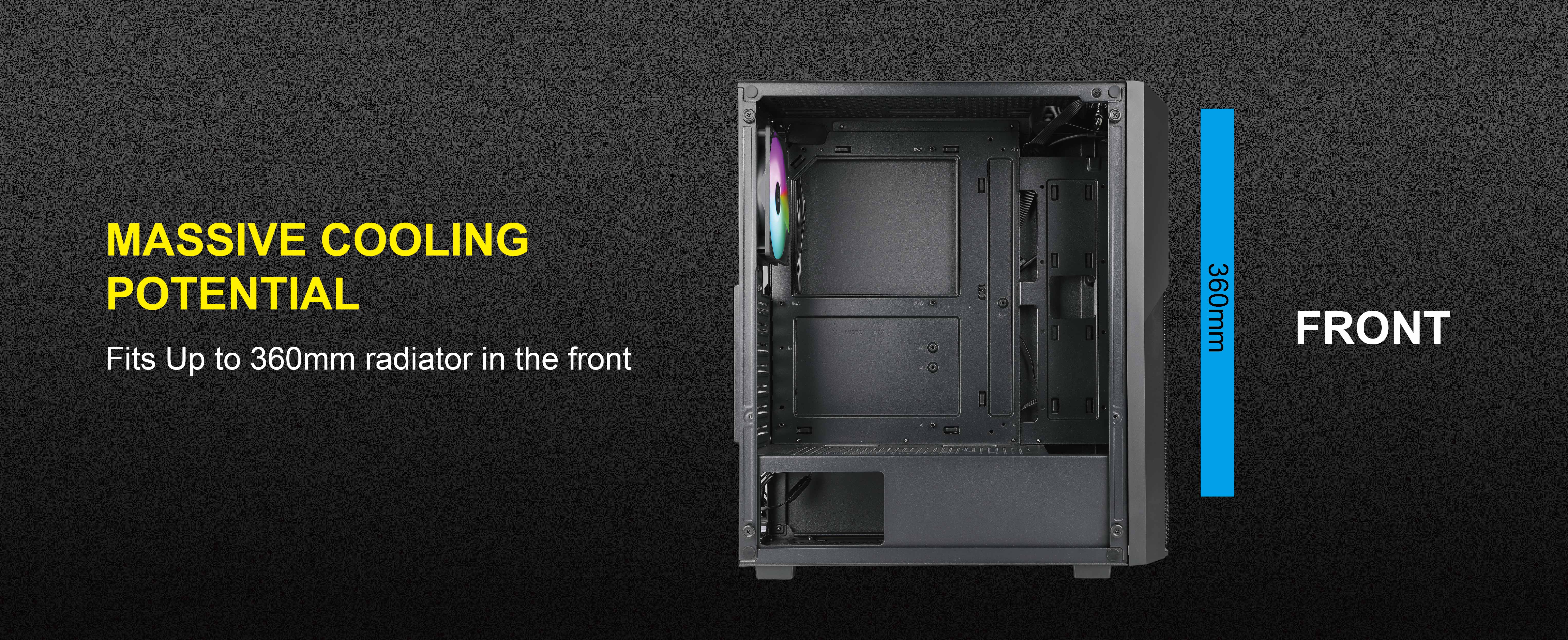 AZZA CSAZ-290 Fighter / Gaming / ATX Mid-Tower / Computer