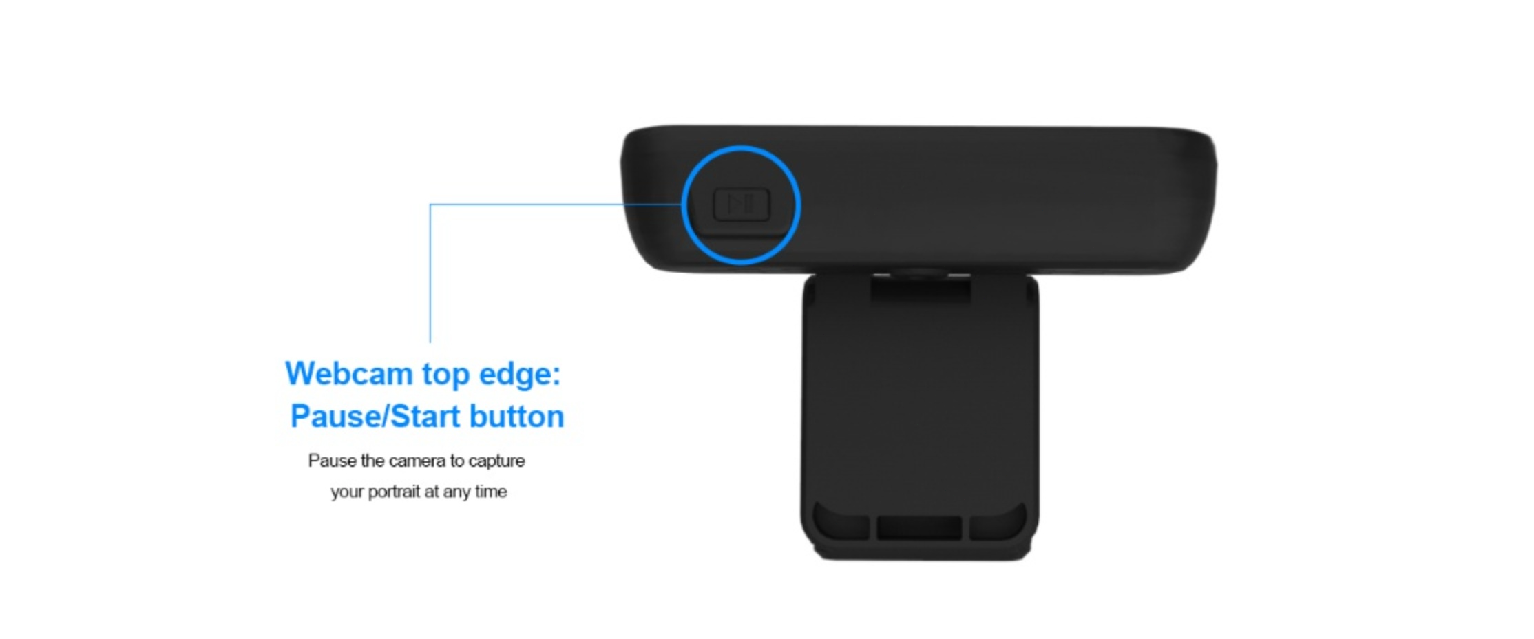 EACH webcam,pause start button,photo capture key,webcam control button,privacy cover
