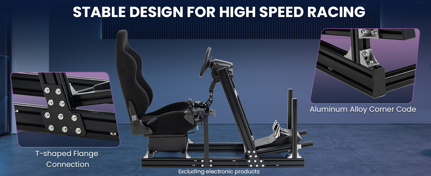 8040 Aluminium Profile Racing Simulator Cockpit