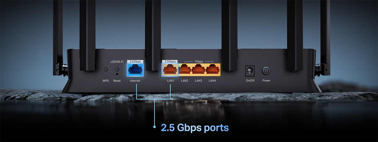 TP-Link Archer BE6500 Dual-Band Wi-Fi 7 Router