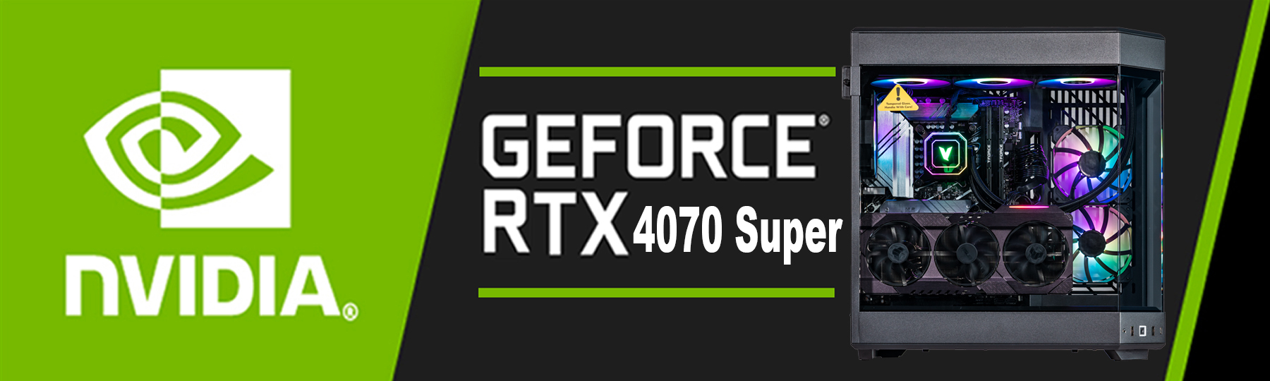 GeForce RTX 4070 SUPER 12GB, VR Ready 12GB GDDR6X PCIe 4.0 DLSS3