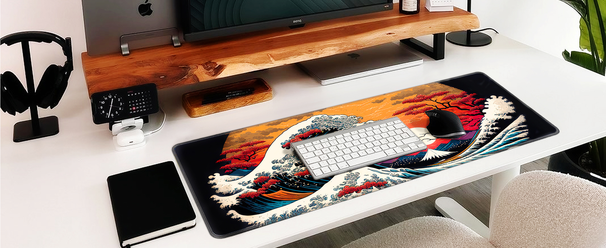 This desk protector mat can also be used as a desk pad, makeup pad, crafting pad, and more. Shield y
