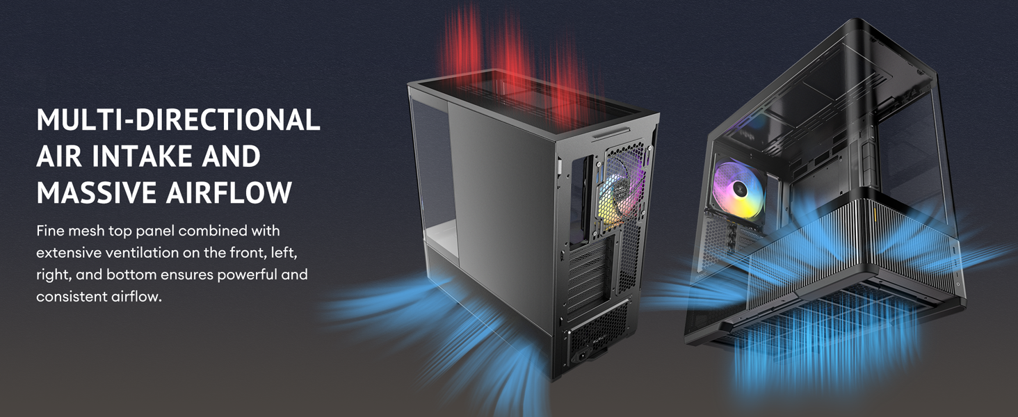 Antec C6 Curve ARGB Mid-Tower Case