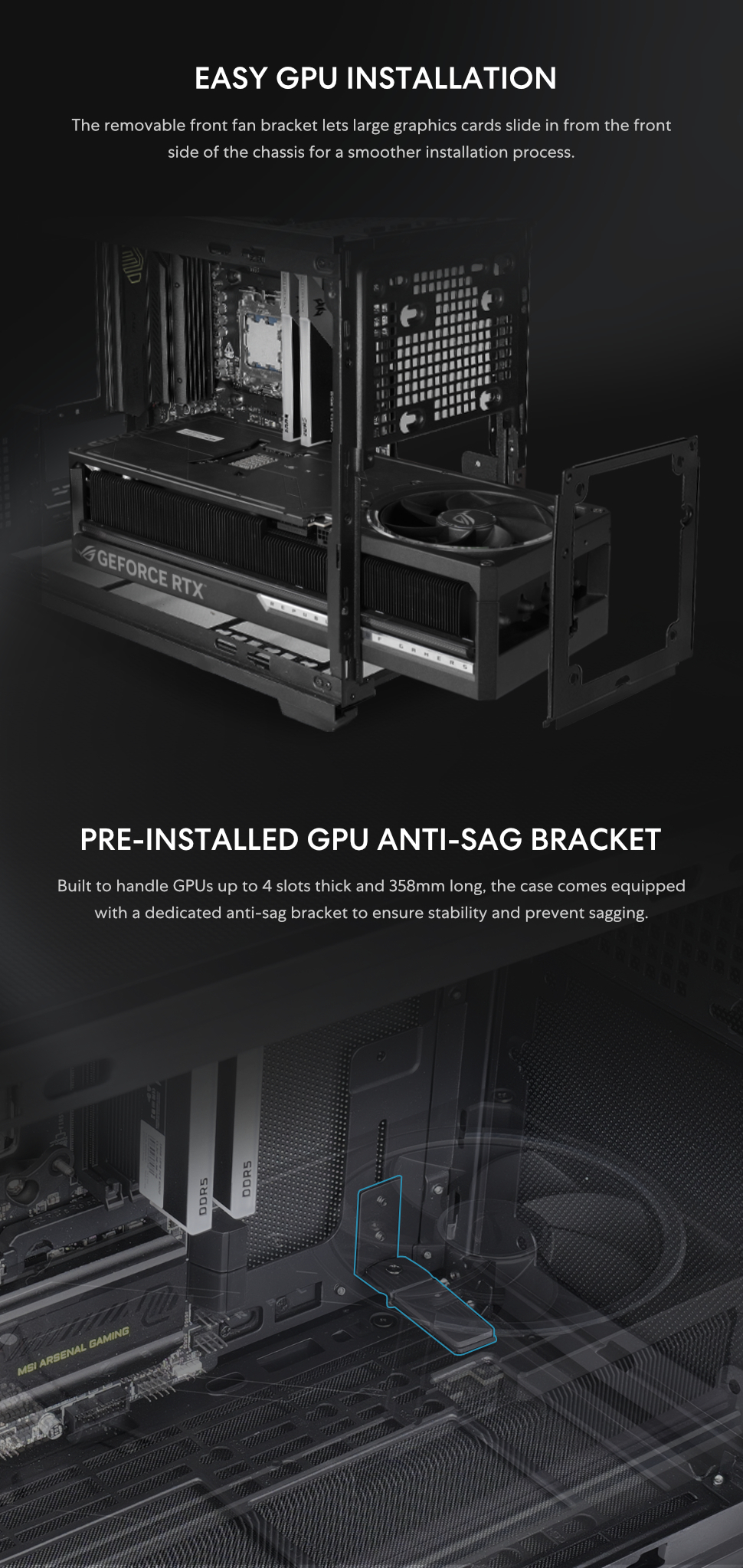 gpu antisag support