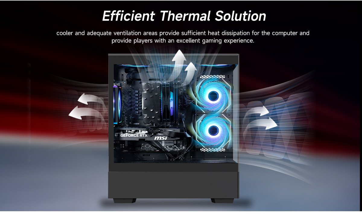 White gaming desktop