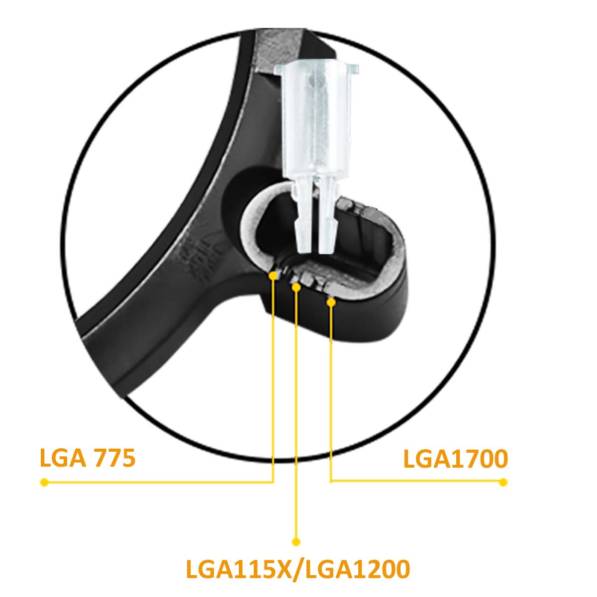 GLOTRENDS LGA 1700 Bracket for CPU Cooler Intel 12th Gen Alder