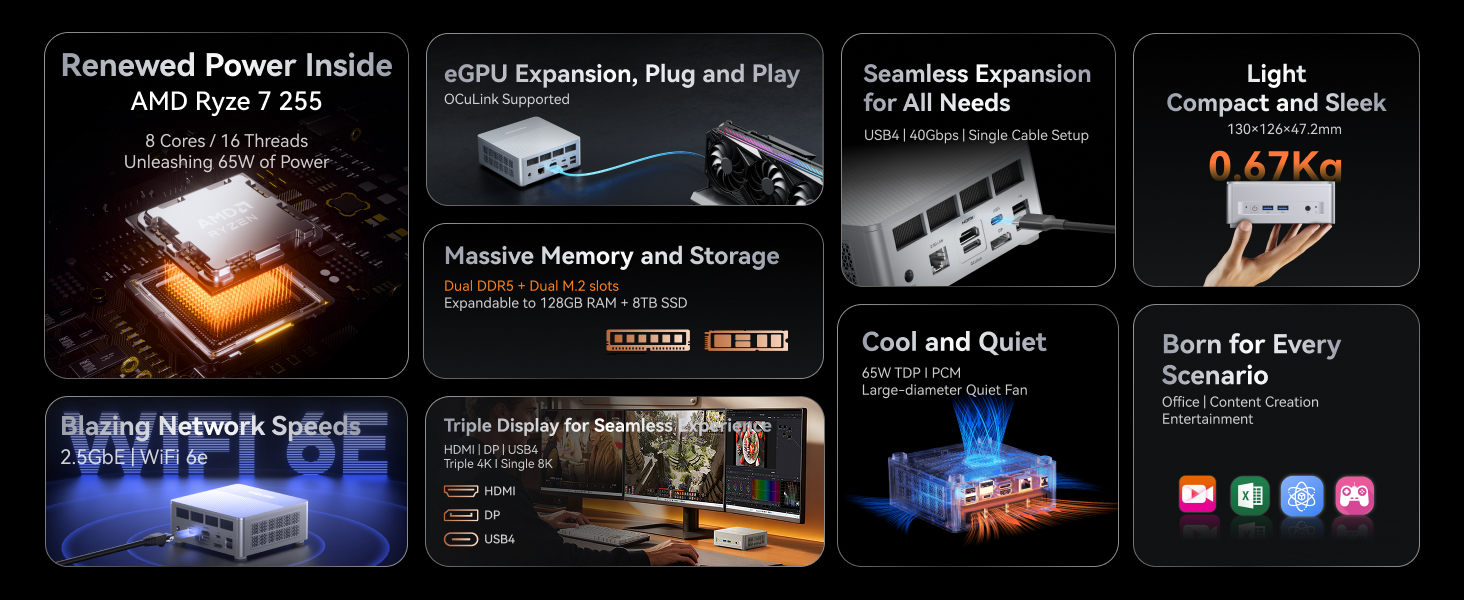MINISFORUM X1 Lite-255 Mini PC