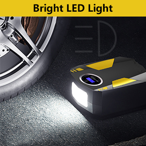 SAKAKI Tire Inflator is small enough to fit in your trunk and car.It is portable, handy and simple t