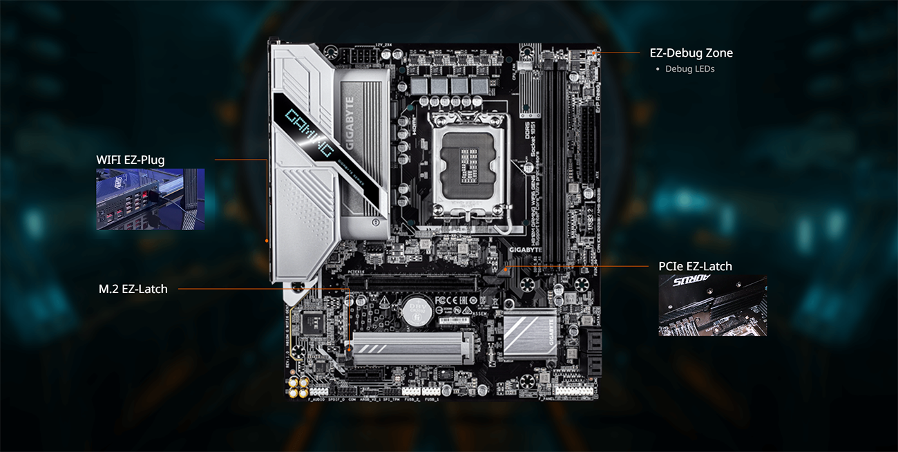 GIGABYTE H810M GAMING WIFI6 GEN5 Motherboard