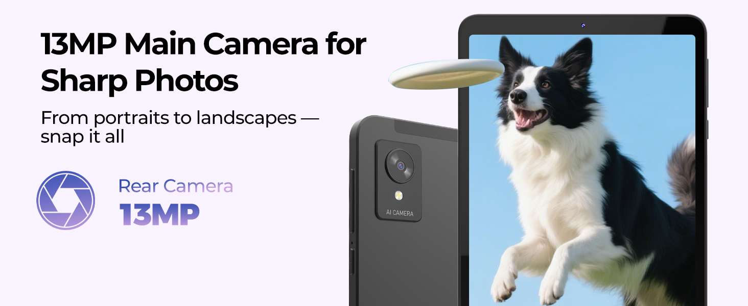 13MP Main Camera forSharp Photos