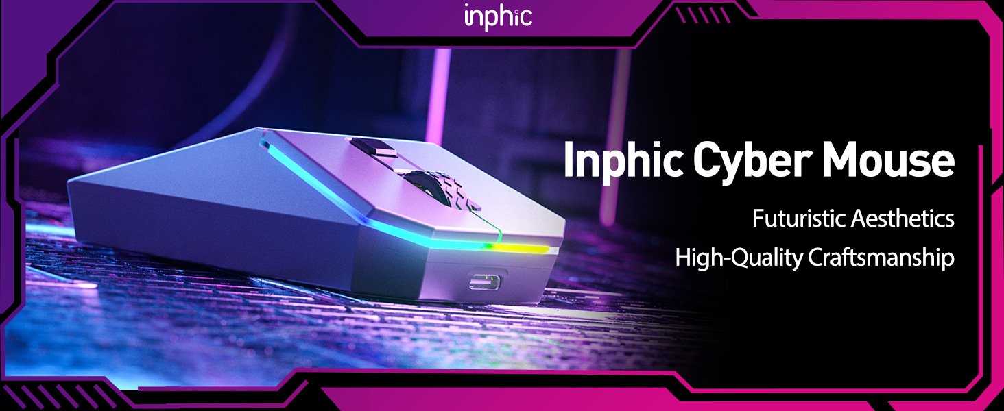 Cyber-Style Mouse | Angular Premium Mechanical Design