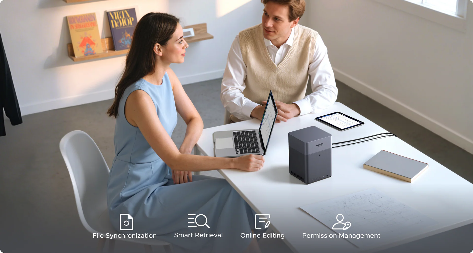 UGREEN NASync DH4300 Plus Storage Hub with HDMI Cable